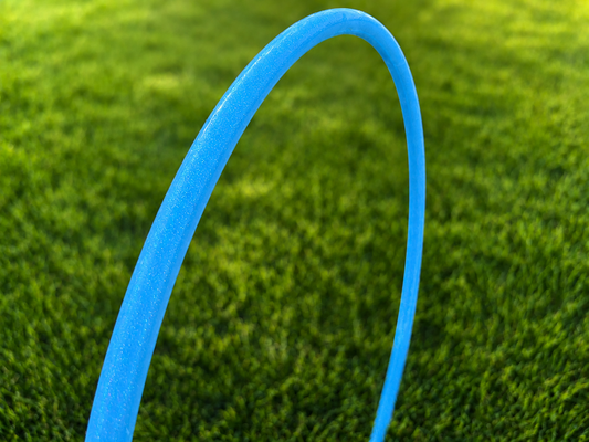 Blue Polypro Hula Hoop - Glitter - Preorder Only